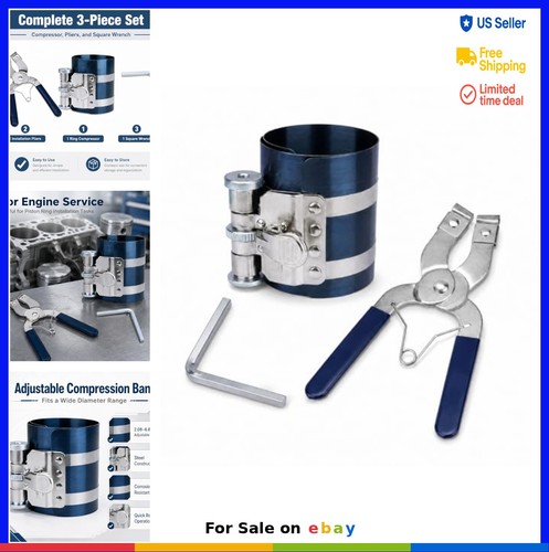 Piston ring compressor tool - piston,