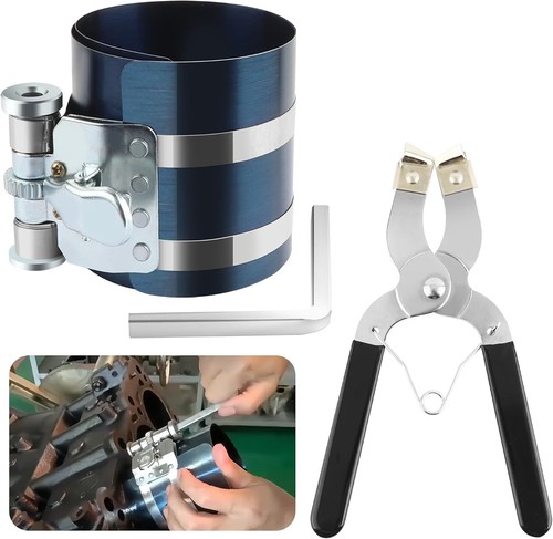 Piston ring compressor - piston,